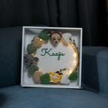 Personalized Crochet Name Frame | Handmade Baby Keepsake Frame | Wovenisshq